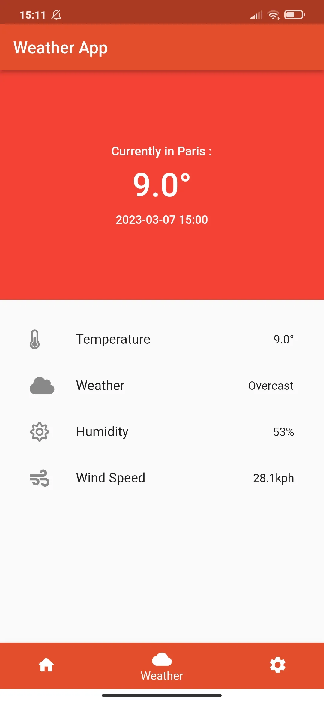 Weather App